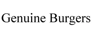 GENUINE BURGERS Trademark Image