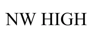 NW HIGH Trademark Image