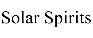 SOLAR SPIRITS Trademark Image