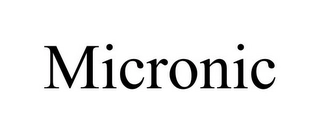 MICRONIC Trademark Image