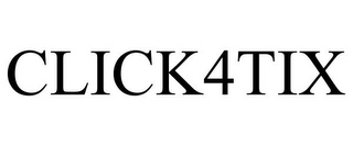 CLICK4TIX Trademark Image