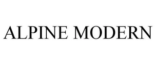 ALPINE MODERN Trademark Image