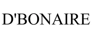 D'BONAIRE Trademark Image