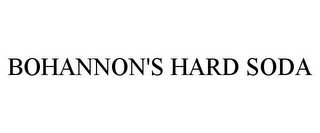 BOHANNON'S HARD SODA Trademark Image