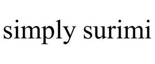 SIMPLY SURIMI Trademark Image
