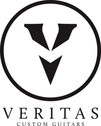 V VERITAS CUSTOM GUITARS Trademark Image