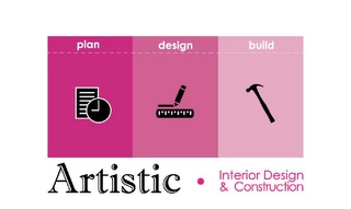 ARTISTIC INTERIOR DESIGN & CONSTRUCTION PLAN DESIGN BUILD Trademark Image