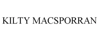 KILTY MACSPORRAN Trademark Image