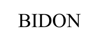 BIDON Trademark Image