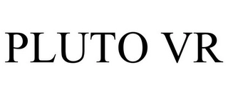 PLUTO VR Trademark Image