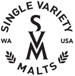 SVM SINGLE VARIETY MALTS WA USA Trademark Image