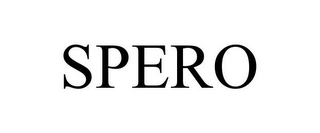 SPERO Trademark Image