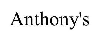ANTHONY'S Trademark Image