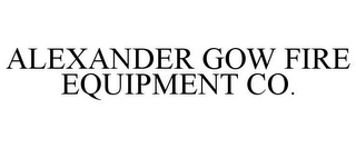 ALEXANDER GOW FIRE EQUIPMENT CO. Trademark Image