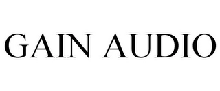 GAIN AUDIO Trademark Image