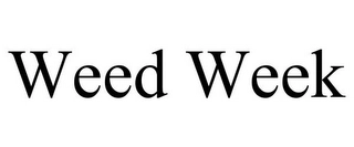 WEED WEEK Trademark Image