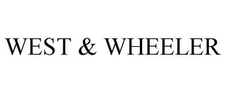 WEST & WHEELER Trademark Image