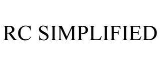 RC SIMPLIFIED Trademark Image