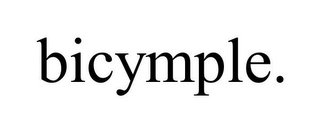 BICYMPLE. Trademark Image
