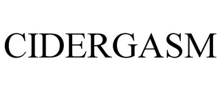 CIDERGASM Trademark Image