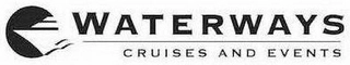 WATERWAYS CRUISES AND EVENTS Trademark Image