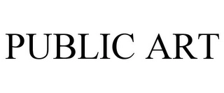 PUBLIC ART Trademark Image
