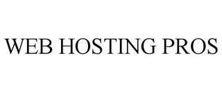 WEB HOSTING PROS Trademark Image