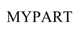 MYPART Trademark Image
