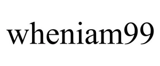 WHENIAM99 Trademark Image