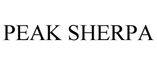 PEAK SHERPA Trademark Image
