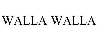 WALLA WALLA Trademark Image
