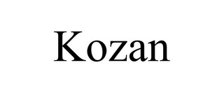KOZAN Trademark Image