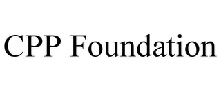 CPP FOUNDATION Trademark Image