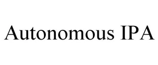 AUTONOMOUS IPA Trademark Image
