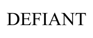 DEFIANT Trademark Image