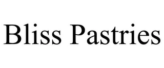 BLISS PASTRIES Trademark Image