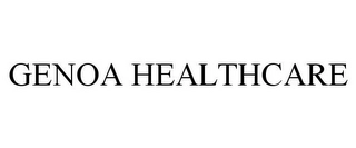 GENOA HEALTHCARE Trademark Image
