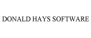 DONALD HAYS SOFTWARE Trademark Image