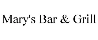 MARY'S BAR & GRILL Trademark Image