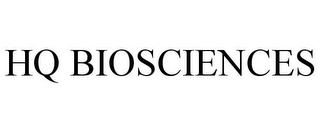 HQ BIOSCIENCES Trademark Image
