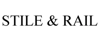 STILE & RAIL Trademark Image