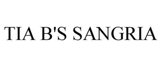 TIA B'S SANGRIA Trademark Image