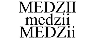 MEDZII MEDZII MEDZII Trademark Image