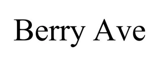 BERRY AVE Trademark Image