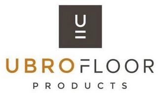 U UBROFLOOR PRODUCTS Trademark Image