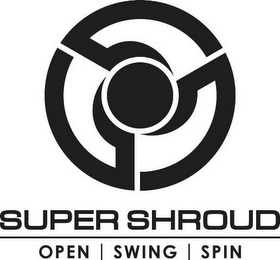 SUPER SHROUD OPEN | SWING | SPIN Trademark Image