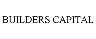 BUILDERS CAPITAL Trademark Image