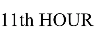 11TH HOUR Trademark Image