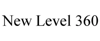 NEW LEVEL 360 Trademark Image
