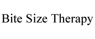 BITE SIZE THERAPY Trademark Image